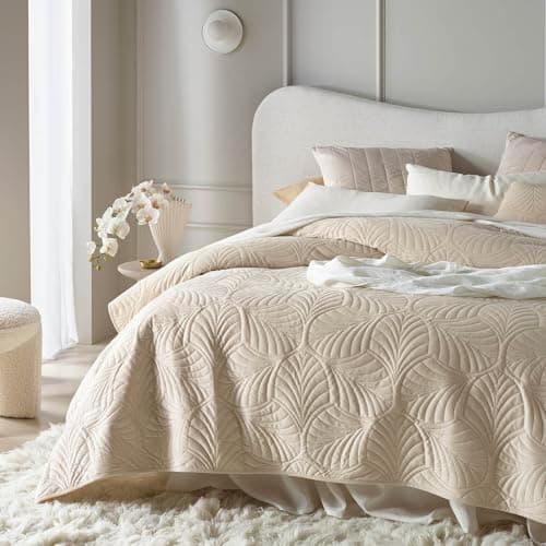 ROOM99 Elegante Tagesdecke Puderrosa, ideal für Bett und Sofa - Vielseitige Steppdecke 170 x 210 cm, OEKO-TEX STANDARDS