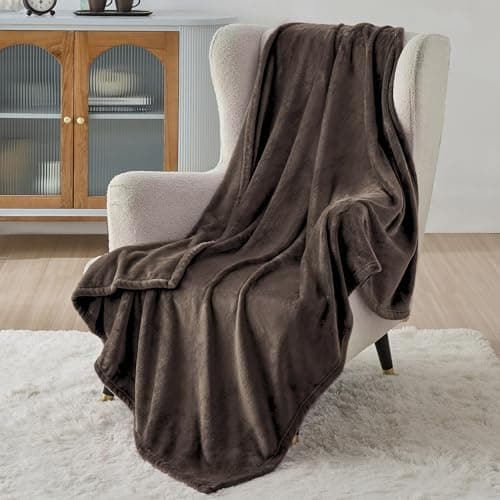 BEDSURE Wohndecke Warm Grau - Weich, Fleecedecke für Frauen, Couch Überwurf 150x200cm