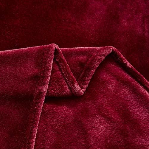 TASTHROW Weiche Fleecedecke für Wohnzimmer, Soft und Warm Tagesdecke, perfekt für Familie und Gäste (Rosa, 130x180cm)