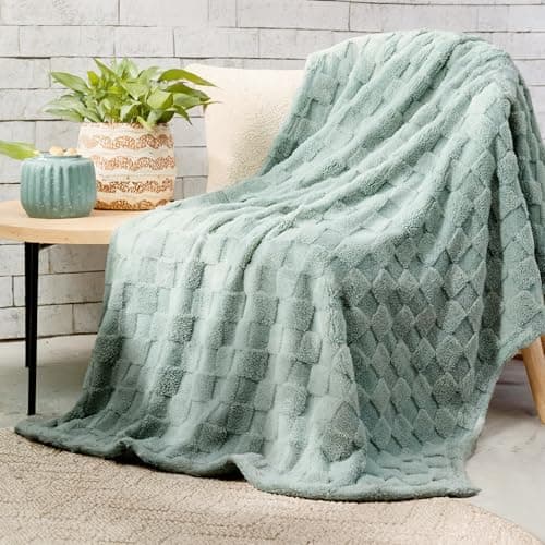 BEDSURE Kuscheldecke Flauschig - Weiche Warme für Zimmer Deko, Wohn- & Kuscheldecken, Hellbraun, 130 x 170 cm OEKO-TEX S