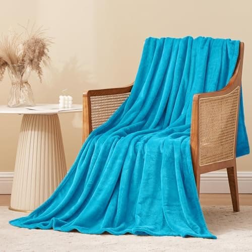 Aisbo Flauschig Warme Decke Rot für Winter - Kuschliges Wohnzimmer Blanket 130x150 cm OEKO-TEX
