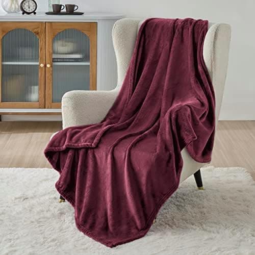 BEDSURE Wohndecke Warm Grau - Weich, Fleecedecke für Frauen, Couch Überwurf 150x200cm