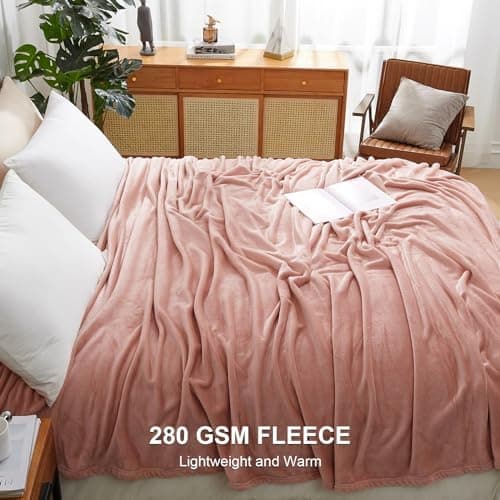 EHEYCIGA Flauschig weiche Kuscheldecke Grau 130x165 für Wohnzimmer und Sofa OEKO-TEX
| EHEYCIGA weiche warme Fleecedeck