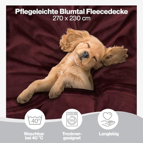 Blumtal wohndecke Anthrazit - flauschig - Oeko-TEX zertifiziert - 130x150 cm - Couch & Wohnzimmernutzung - Fliesdecke -