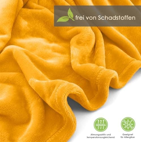Heimtexland Kuscheldecke flauschig Oekotex warm Super Soft Decke 130x170 cm Bordeaux weinrot