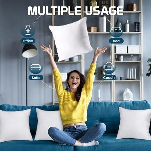 Utopia Bedding 2er Set Weiß - Innenkissen Füllkissen OEKO-TEX STANDARD 100