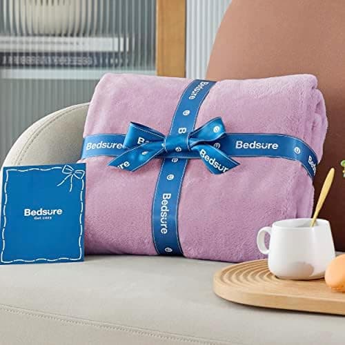 BEDSURE Wohndecke Warm Grau - Weich, Fleecedecke für Frauen, Couch Überwurf 150x200cm