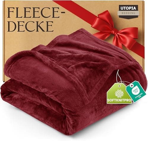 Utopia Bedding Kuscheldecke flauschig Warm für Winter und Sofa