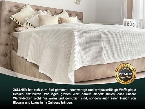 ZOLLNER Kuscheldecke in 150x200 cm - waschbar bis 60°C - Oeko Tex® zertifiziert OEKO-TEX STANDARD 100
ZOLLNER Kuscheldec