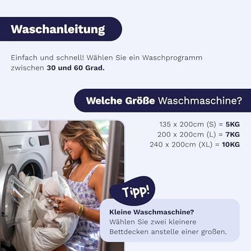 Zelesta Teddybed Bettdecke 4 Jahreszeiten - Warme Winter- und Sommerdecke - Waschbare Anti-Allergene Steppdecke - Fluffy