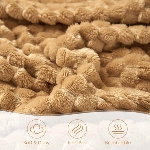 Good Nite Weiche Fleece-Decke - perfect als Wohndecke für Sofa & Bett, kuschelige Throw für Winter, 130 x 150 cm, OEKO-T