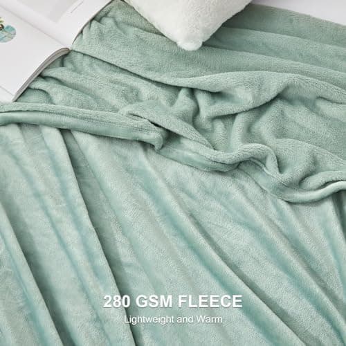 EHEYCIGA Flauschig weiche Kuscheldecke Grau 130x165 für Wohnzimmer und Sofa OEKO-TEX
| EHEYCIGA weiche warme Fleecedeck