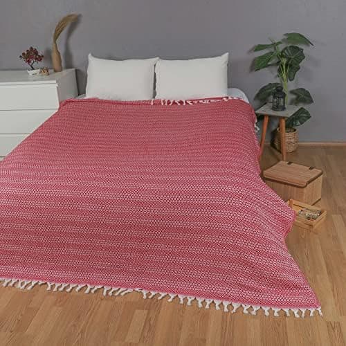 Tuiste Einzelbett Tagesdecke Hellgrau, kuschelige Couchüberwurf, Sommerdecke 150x200 cm  
Tuiste Einzelbett Tagesdecke H