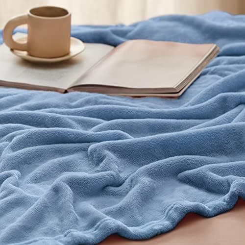BEDSURE Wohndecke Warm Grau - Weich, Fleecedecke für Frauen, Couch Überwurf 150x200cm