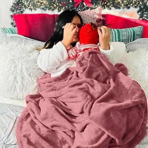 BEDSURE Wohndecke Warm Grau - Weich, Fleecedecke für Frauen, Couch Überwurf 150x200cm
