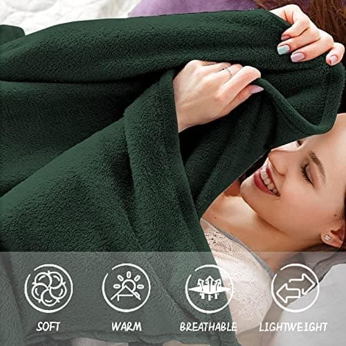 FARFALLAROSSA Oeko-TEX Flauschig Kuscheldecke 130x160 cm - Super Weiche Fleecedecke als Sofaüberwurf - Wohndecke Gelb OE
