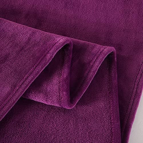 TASTHROW Weiche Fleecedecke für Wohnzimmer, Soft und Warm Tagesdecke, perfekt für Familie und Gäste (Rosa, 130x180cm)