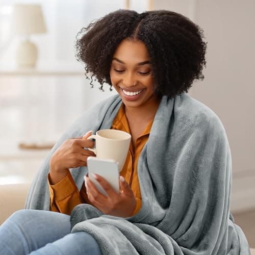 Utopia Bedding Kuscheldecke flauschig Warm für Winter und Sofa