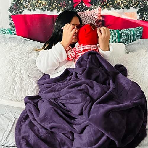 BEDSURE Wohndecke Warm Grau - Weich, Fleecedecke für Frauen, Couch Überwurf 150x200cm