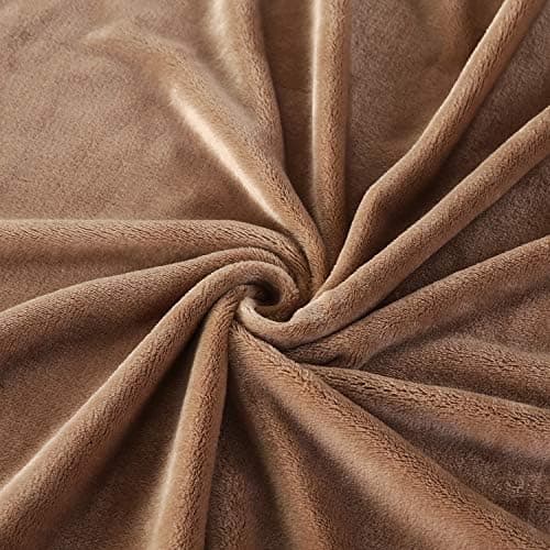 TASTHROW Weiche Fleecedecke für Wohnzimmer, Soft und Warm Tagesdecke, perfekt für Familie und Gäste (Rosa, 130x180cm)
