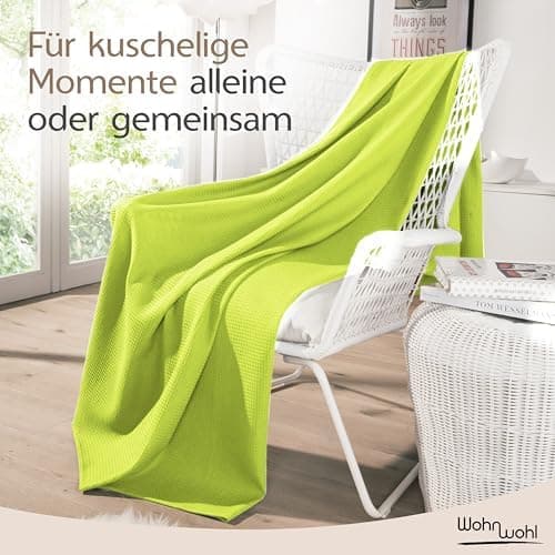 Tagesdecke Grau 100% Baumwolle Pflegeleicht Sommerdecke