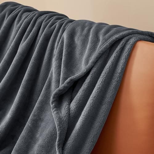 Aisbo Flauschig Warme Decke Rot für Winter - Kuschliges Wohnzimmer Blanket 130x150 cm OEKO-TEX