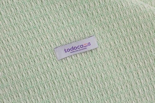 Todocama Mehrzweck-Tagesdecke - Beige Sand, 180 x 260 cm, Bett und Sofa Überwurf, Jarapas, Waffelstruktur, Multi-Use
