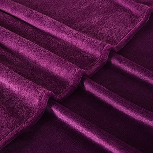 TASTHROW Weiche Fleecedecke für Wohnzimmer, Soft und Warm Tagesdecke, perfekt für Familie und Gäste (Rosa, 130x180cm)