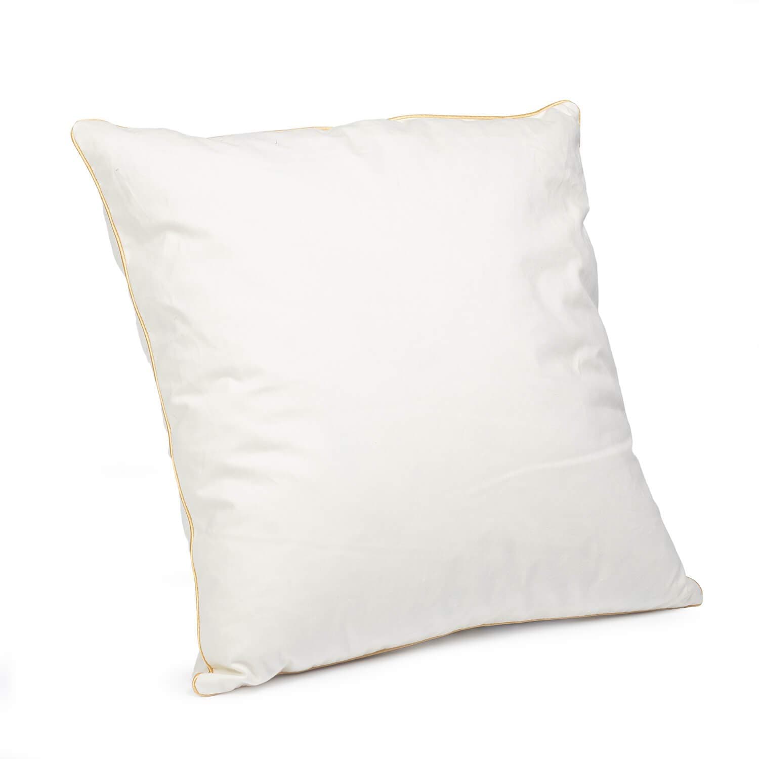 Federkissen 40x40 cm | 300g Kissenfüllung 100% Federn | OekoTex Zertifikat | Baumwollbezug | comfort pillow 40x40cm | Oe