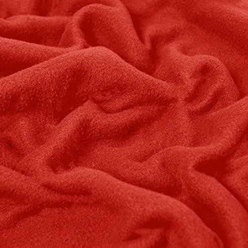 DREAMSCENE Schwarz Fleecedecke, warm und bequem für Winter, Bettüberwurf und Couchbezug, 150 x 200 cm OEKO-TEX STANDARD