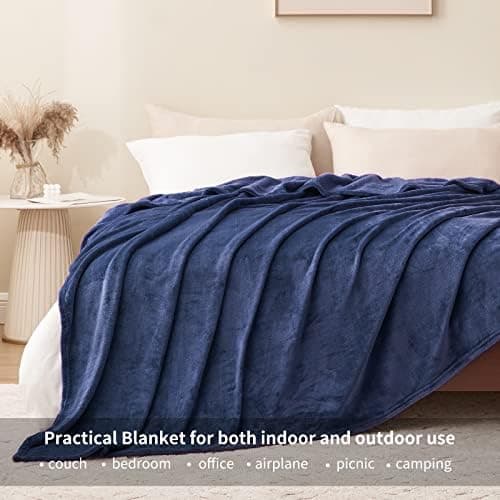Aisbo Flauschig Warme Decke Rot für Winter - Kuschliges Wohnzimmer Blanket 130x150 cm OEKO-TEX