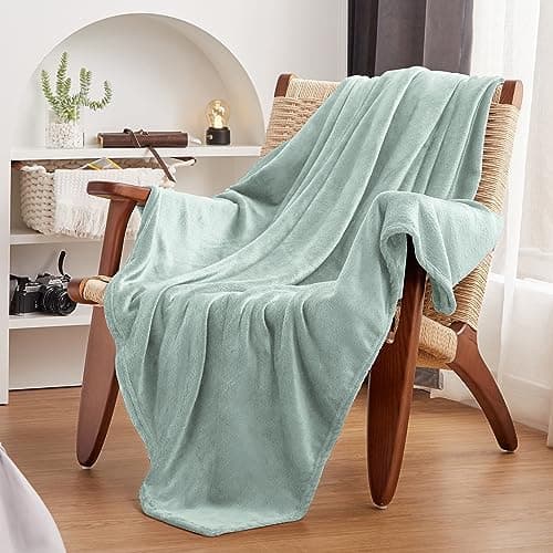 Kuscheldecke WAVVE Flauschig Warm - Sofadecke 150x200 cm Weich für Wohnraum Couchdecke GrauXL