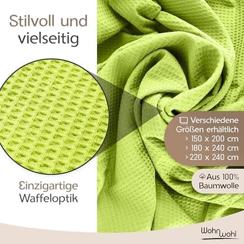 Tagesdecke Grau 100% Baumwolle Pflegeleicht Sommerdecke