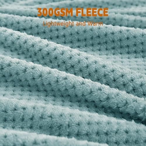 Kuscheldecke Super Soft Flanell für Home & Office Himmelblau