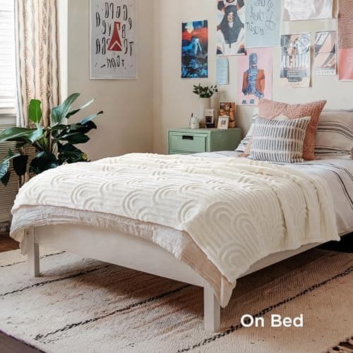 BEDSURE Kuscheldecke Flauschig - Weiche Warme für Zimmer Deko, Wohn- & Kuscheldecken, Hellbraun, 130 x 170 cm OEKO-TEX S