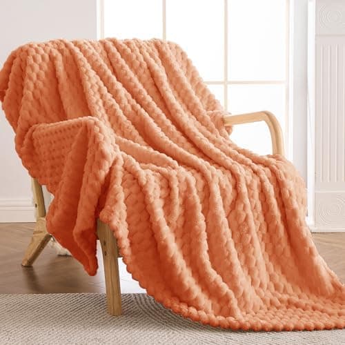 Vielit Ultraweiche Kuscheldecke Flauschig Rot – Warme & Gemütliche Couch & Sofadecke, Atmungsaktiv & Pflegeleicht, OEKO-