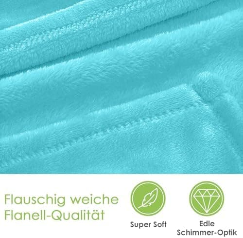 Heimtexland Kuscheldecke flauschig Oekotex warm Super Soft Decke 130x170 cm Bordeaux weinrot
