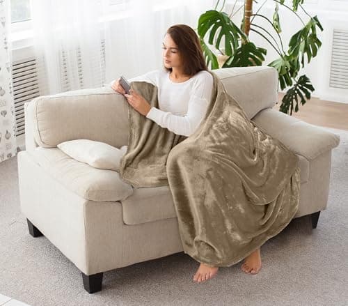 Utopia Bedding Kuscheldecke flauschig Warm für Winter und Sofa