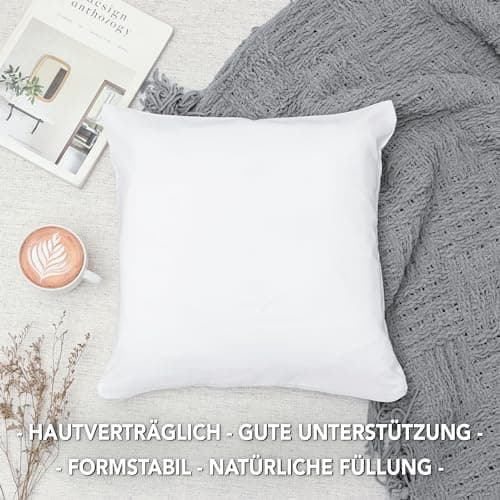 XDREAM Premium Daunenkissen 2er Set für Herren | Schlafzimmer |-pagination comfort-| 100% Baumwollhülle | 100% Daunen &