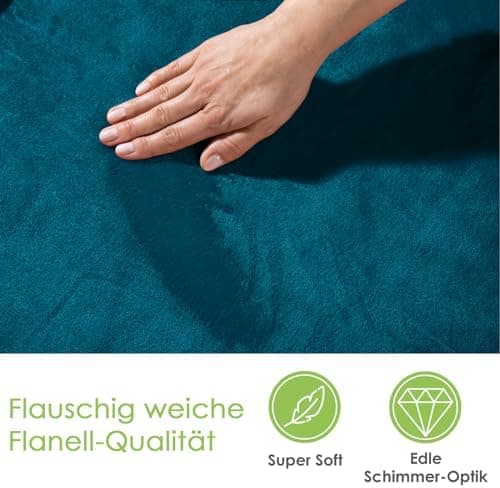 Heimtexland Kuscheldecke flauschig Oekotex warm Super Soft Decke 130x170 cm Bordeaux weinrot