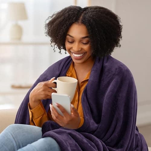 Utopia Bedding Kuscheldecke flauschig Warm für Winter und Sofa