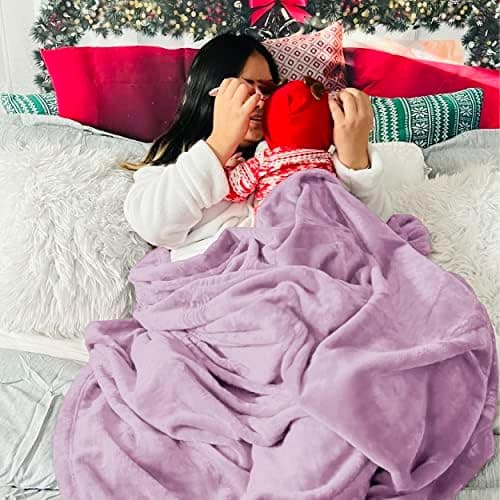 BEDSURE Wohndecke Warm Grau - Weich, Fleecedecke für Frauen, Couch Überwurf 150x200cm