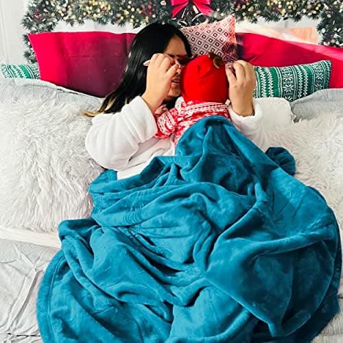 BEDSURE Wohndecke Warm Grau - Weich, Fleecedecke für Frauen, Couch Überwurf 150x200cm