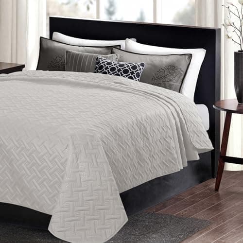 WOLTU Tagesdecke 220x240 cm Steppdecke, Ultraschall genäht, woholiberaler und hautfreundlich, für Sofa und Bett, Global