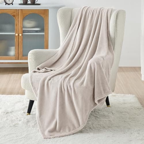 BEDSURE Wohndecke Warm Grau - Weich, Fleecedecke für Frauen, Couch Überwurf 150x200cm