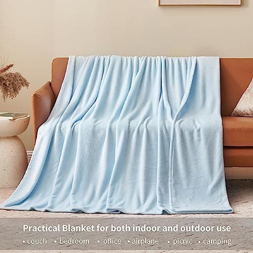Aisbo Flauschig Warme Decke Rot für Winter - Kuschliges Wohnzimmer Blanket 130x150 cm OEKO-TEX