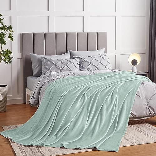 Kuscheldecke WAVVE Flauschig Warm - Sofadecke 150x200 cm Weich für Wohnraum Couchdecke GrauXL