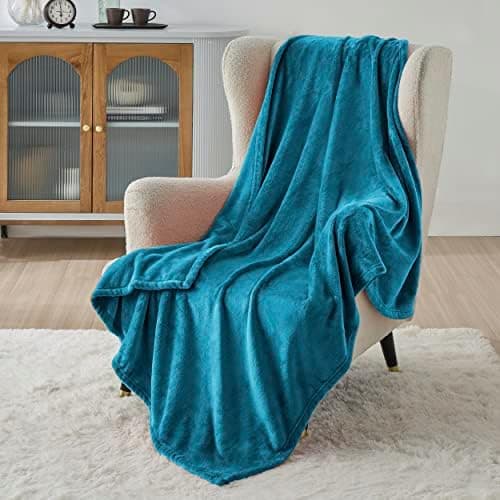 BEDSURE Wohndecke Warm Grau - Weich, Fleecedecke für Frauen, Couch Überwurf 150x200cm