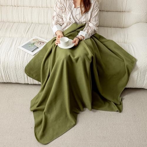 CAI TENG Warm und Weich 125 X 150 cm Kuscheldecke für Couch und Schlafzimmer OEKO-TEX STANDARD 100