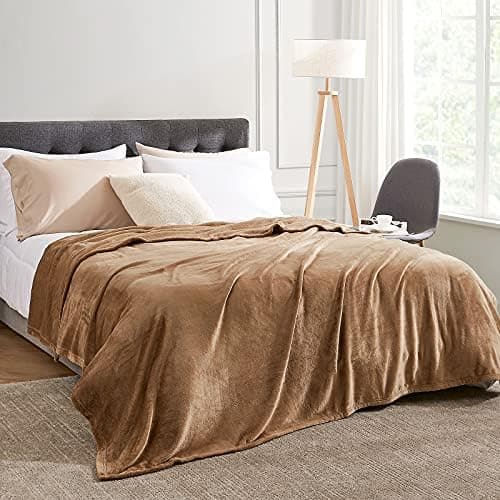 EHEYCIGA Flauschig weiche Kuscheldecke Grau 130x165 für Wohnzimmer und Sofa OEKO-TEX
| EHEYCIGA weiche warme Fleecedeck